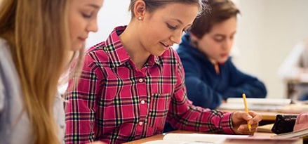 Girl Writing