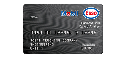 esso grey credit card