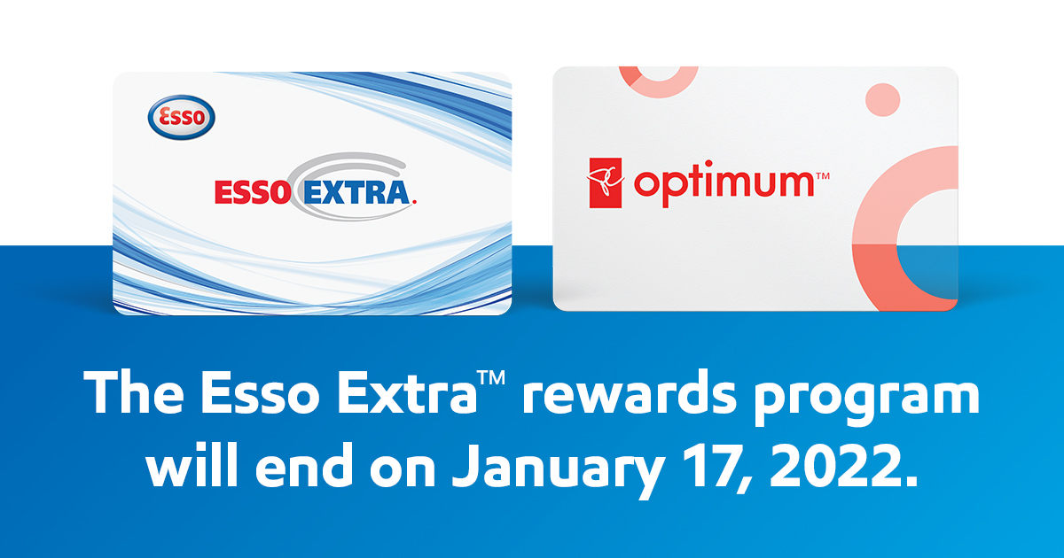 The Esso Extra Rewards Program Will End On January 17 2022