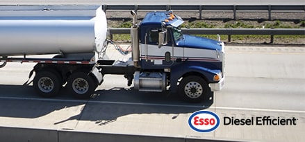 Esso Diesel Efficient semi truck